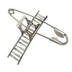 Hair Accessories*Boogzel Clothing Huge Safety Pin Hair Claw Silver