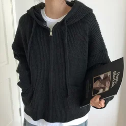 Sweaters|Hoodies*Boogzel Clothing Hygge Knit Zip Up Hoodie