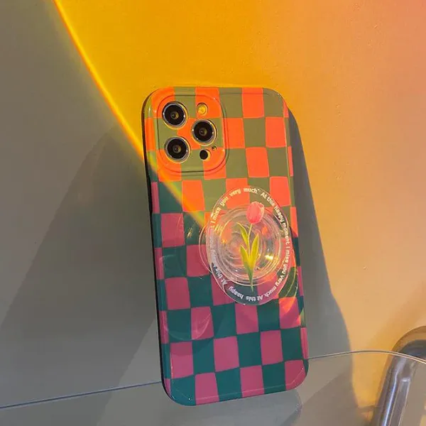 Iphone Cases*Boogzel Clothing I Miss You Checkered iPhone Case