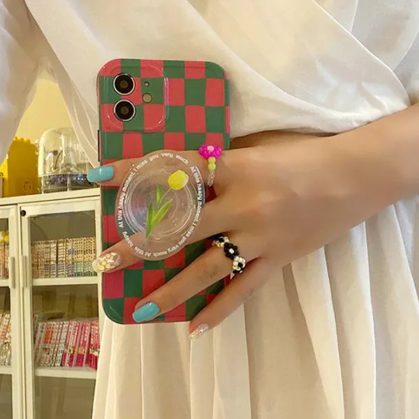 Iphone Cases*Boogzel Clothing I Miss You Checkered iPhone Case