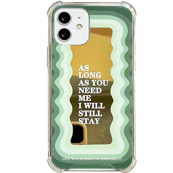 Iphone Cases*Boogzel Clothing I Will Stay iPhone Case Green