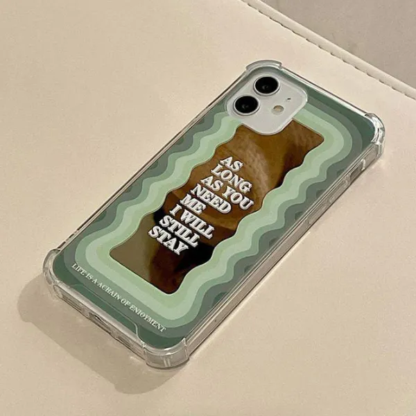 Iphone Cases*Boogzel Clothing I Will Stay iPhone Case Green