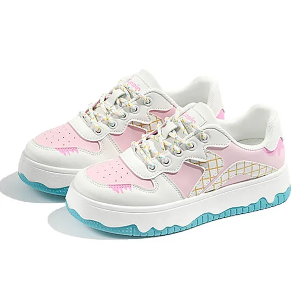 Classics|Aesthetic Sneakers*Boogzel Clothing Ice Cream Cone Sneakers