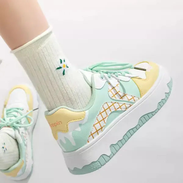 Classics|Aesthetic Sneakers*Boogzel Clothing Ice Cream Cone Sneakers