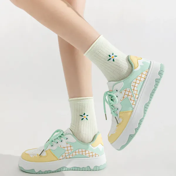 Classics|Aesthetic Sneakers*Boogzel Clothing Ice Cream Cone Sneakers