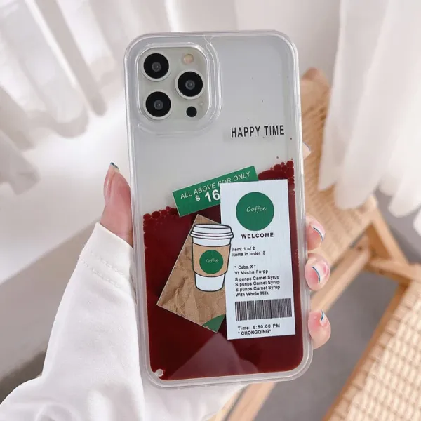 Iphone Cases*Boogzel Clothing Iced Coffee Liquid Quicksand IPhone Case