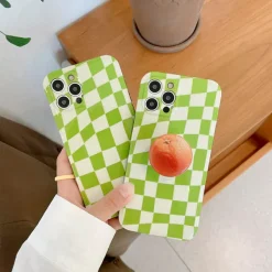 Iphone Cases*Boogzel Clothing Indie Aesthetic Checkerboard iPhone Case Green