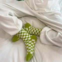 Socks*Boogzel Clothing Indie Aesthetic Checkerboard Socks