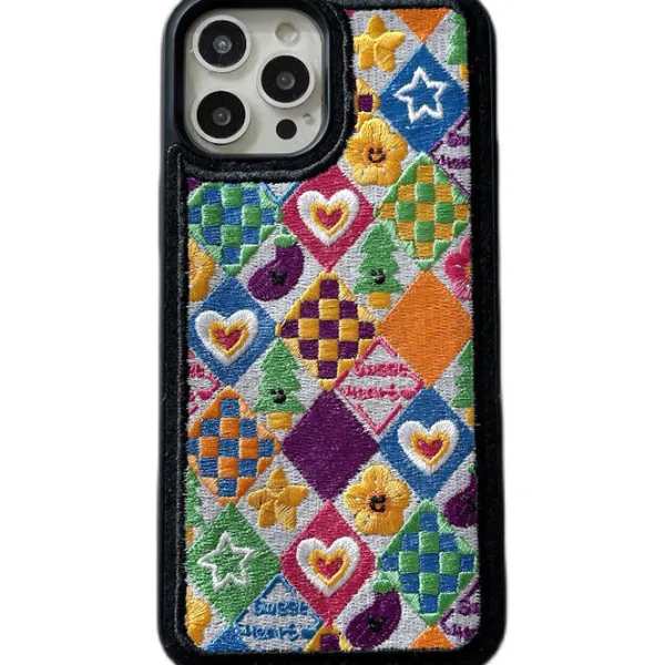 Iphone Cases*Boogzel Clothing Indie Aesthetic Embroidery iPhone Case