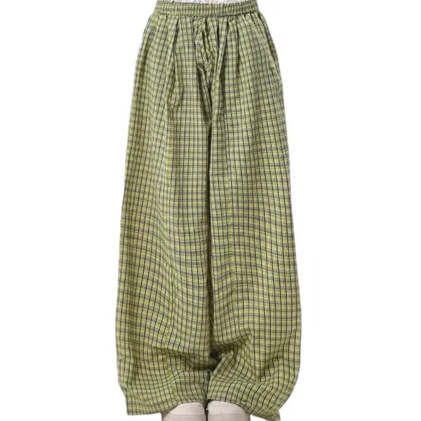 Pants & Trousers*Boogzel Clothing Indie Aesthetic Plaid Pants Green