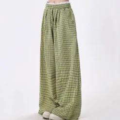 Pants & Trousers*Boogzel Clothing Indie Aesthetic Plaid Pants Green