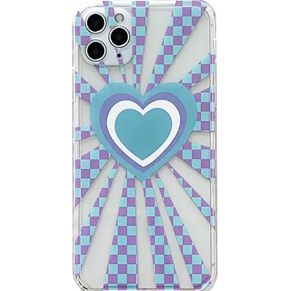 Iphone Cases*Boogzel Clothing Indie Heart Checkered iPhone Case