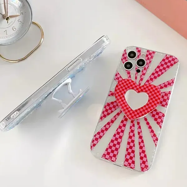 Iphone Cases*Boogzel Clothing Indie Heart Checkered iPhone Case