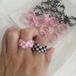 Other|Rings*Boogzel Clothing Indie Kid Checker Ring