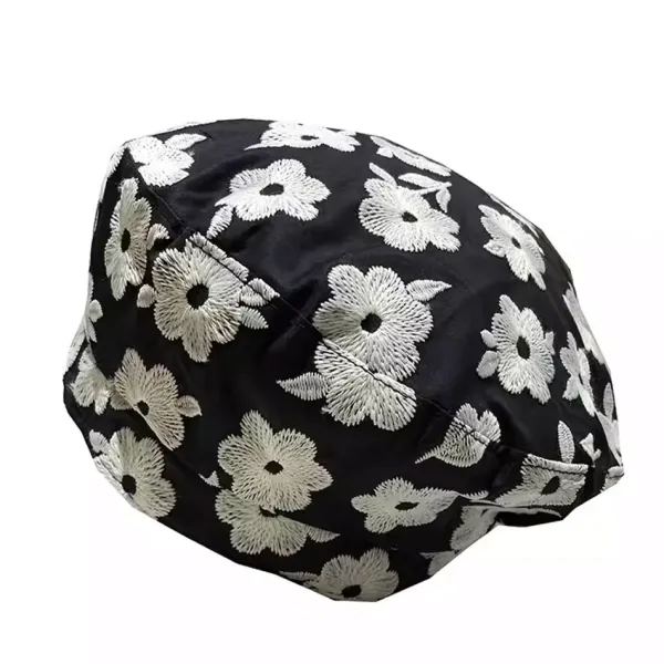 Hats*Boogzel Clothing Indie Kid Floral Embroidery Beret Hat