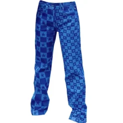 Jeans*Boogzel Clothing Itz No Big Deal Jeans Bluecheck