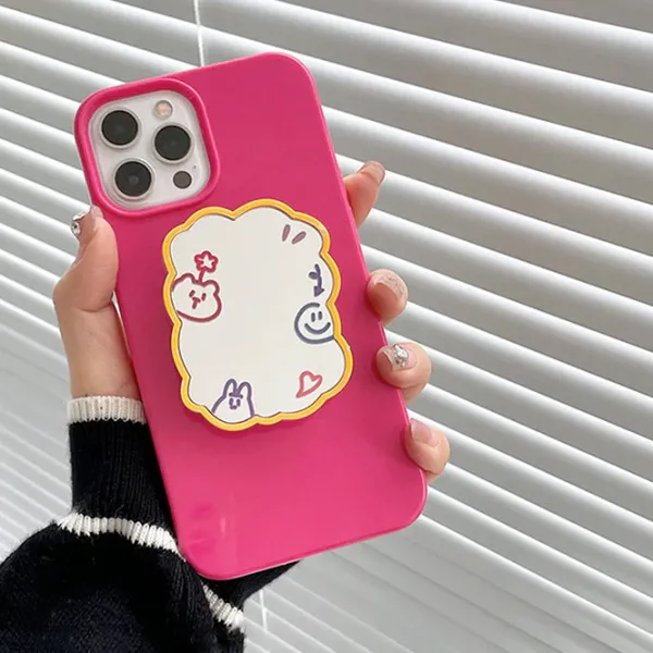 Iphone Cases*Boogzel Clothing Kawaii Aesthetic Mirror iPhone Case Pink