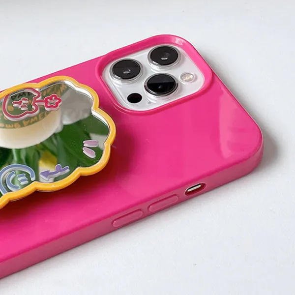 Iphone Cases*Boogzel Clothing Kawaii Aesthetic Mirror iPhone Case Pink