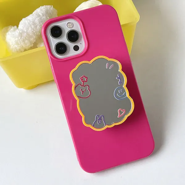 Iphone Cases*Boogzel Clothing Kawaii Aesthetic Mirror iPhone Case Pink