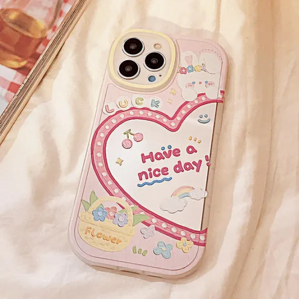 Iphone Cases*Boogzel Clothing Kawaii Bunny iPhone Case Pink
