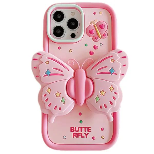 Iphone Cases*Boogzel Clothing Kidcore Butterfly iPhone Case Pink
