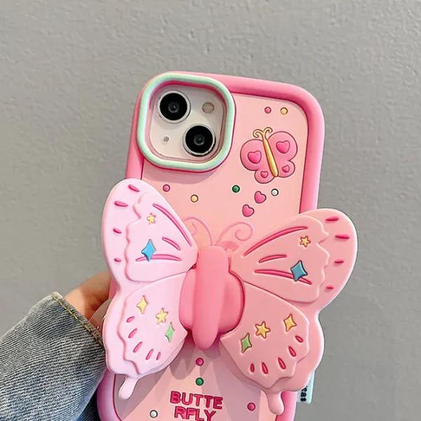Iphone Cases*Boogzel Clothing Kidcore Butterfly iPhone Case Pink