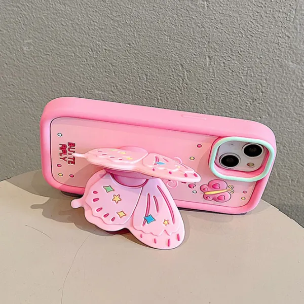 Iphone Cases*Boogzel Clothing Kidcore Butterfly iPhone Case Pink