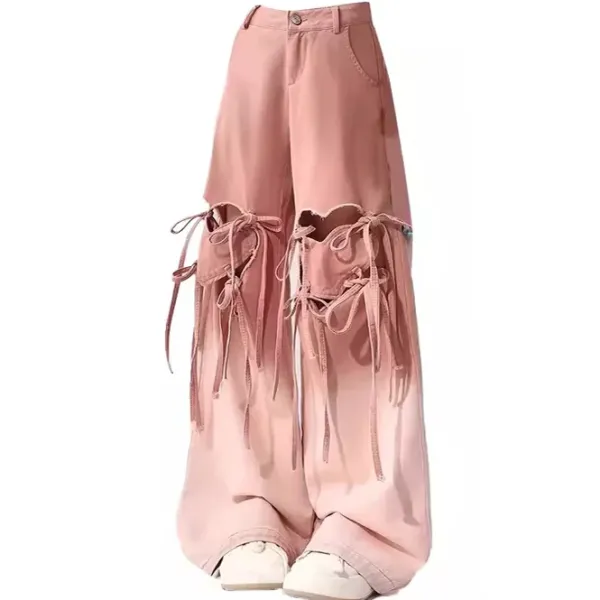 Pants & Trousers*Boogzel Clothing Knee-Heart Gradient Pants