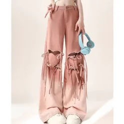Pants & Trousers*Boogzel Clothing Knee-Heart Gradient Pants