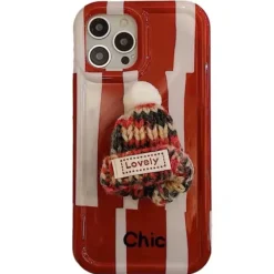 Iphone Cases*Boogzel Clothing Knit Hat PopSocket iPhone Case Red