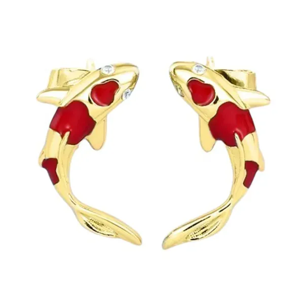 Earrings*Boogzel Clothing Koi Fish Stud Earrings