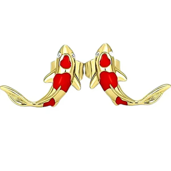 Earrings*Boogzel Clothing Koi Fish Stud Earrings