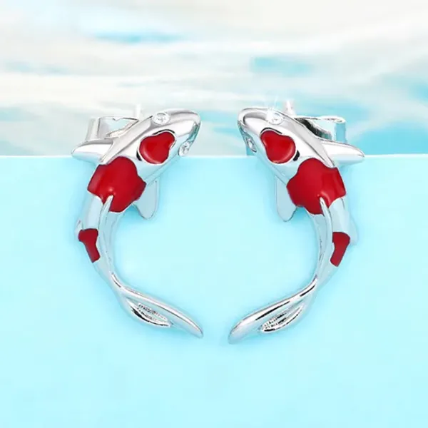 Earrings*Boogzel Clothing Koi Fish Stud Earrings