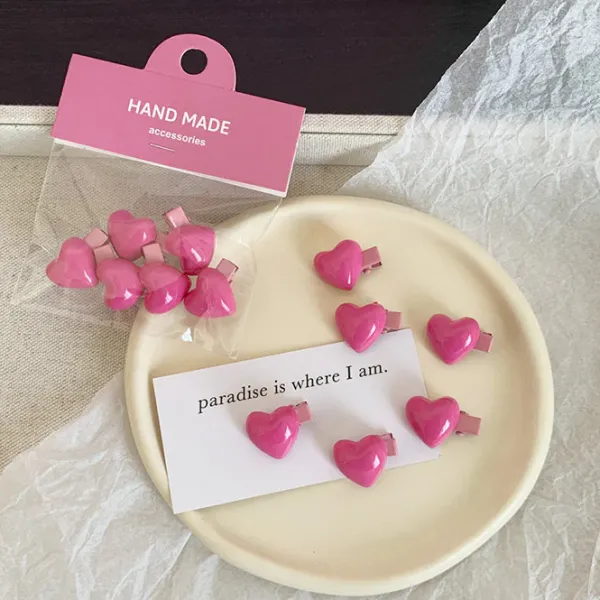 Hair Accessories*Boogzel Clothing Korean Aesthetic Hearts Hair Clips