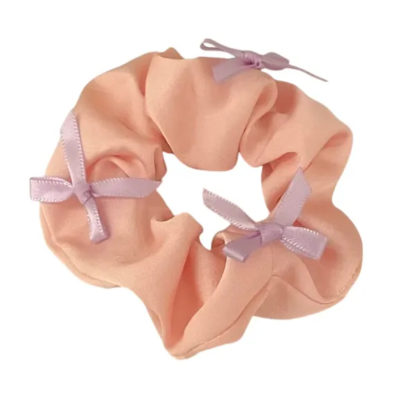 Hair Accessories*Boogzel Clothing Korean Style Bows Satin Scrunchie