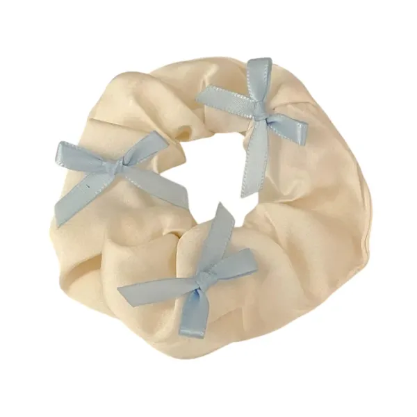 Hair Accessories*Boogzel Clothing Korean Style Bows Satin Scrunchie