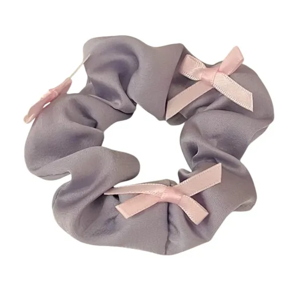 Hair Accessories*Boogzel Clothing Korean Style Bows Satin Scrunchie