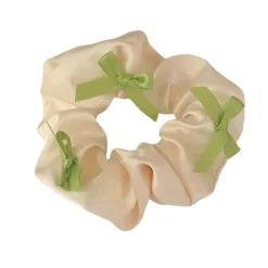Hair Accessories*Boogzel Clothing Korean Style Bows Satin Scrunchie