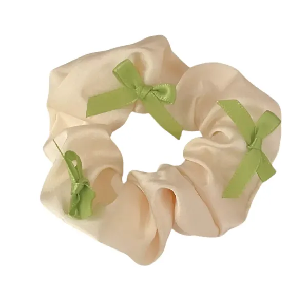Hair Accessories*Boogzel Clothing Korean Style Bows Satin Scrunchie