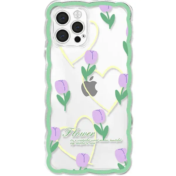 Iphone Cases*Boogzel Clothing Lavender Flower iPhone Case Green/lavender