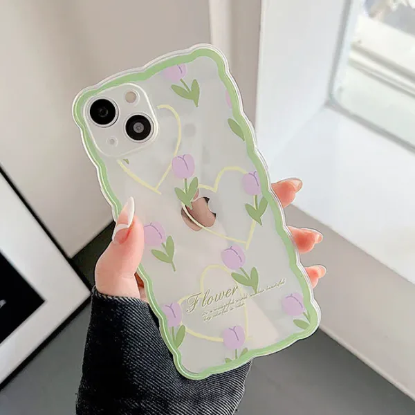 Iphone Cases*Boogzel Clothing Lavender Flower iPhone Case Green/lavender