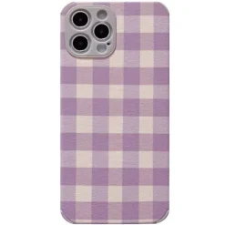 Iphone Cases*Boogzel Clothing Grid iPhone Case Lavender