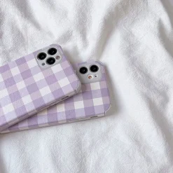 Iphone Cases*Boogzel Clothing Grid iPhone Case Lavender