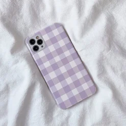 Iphone Cases*Boogzel Clothing Grid iPhone Case Lavender