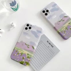 Iphone Cases*Boogzel Clothing Lavender Oil Painting iPhone Case