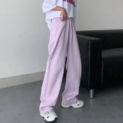 Jeans*Boogzel Clothing Skater Girl Wide Jeans Lavender