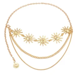 Belts & Chains*Boogzel Clothing Le Soleil Layered Chain Belt