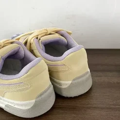 Aesthetic Sneakers*Boogzel Clothing Lemon Cream & Lavender Sneakers Yellow/purple