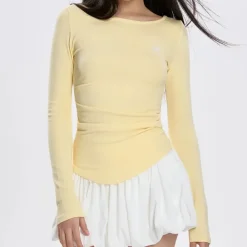 Long Sleeve Tops*Boogzel Clothing Lemon Pie Long Sleeve Top Yellow