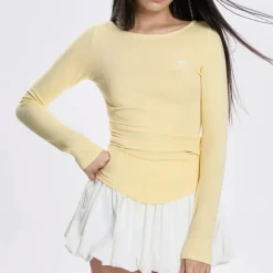 Long Sleeve Tops*Boogzel Clothing Lemon Pie Long Sleeve Top Yellow